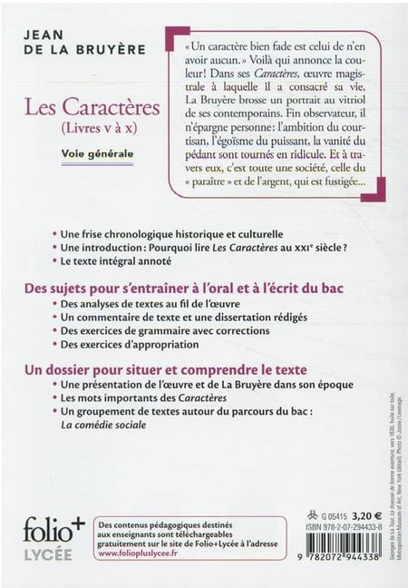 Les caract res livres V X Jean De La Bruy re 2072944333