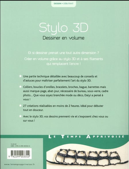 Stylo 3D - dessiner en volume : Daiyi Zhang - 2299003347
