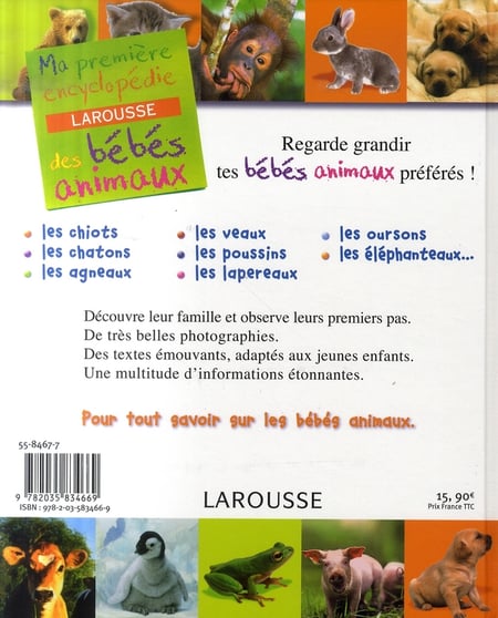 Les animaux de la banquise, mes petites encyclopédies Larousse