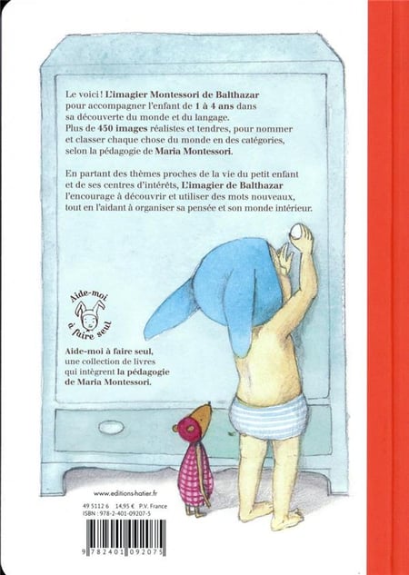 Livre enfant et bébé - Collection Balthazar Montessori