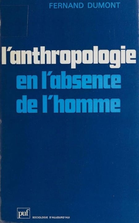L'anthropologie en l'absence de l'homme