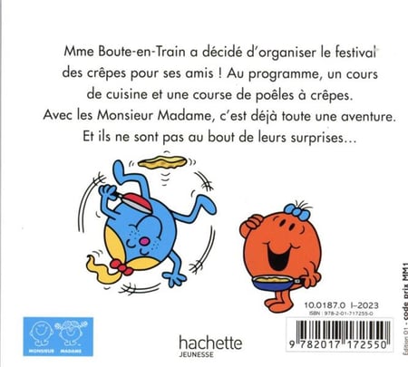 Les Monsieur Madame font des crêpes : Roger Hargreaves - 2017172553 -  Livres pour enfants dès 3 ans