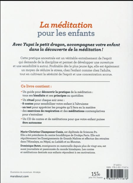 Un livre et un CD pour initier les enfants à la méditation (dès 4