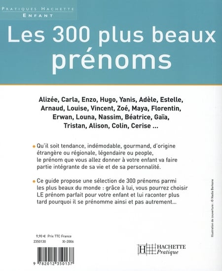 Les 300 plus beaux pr noms Pascale De Lomas 2012350135 Livre