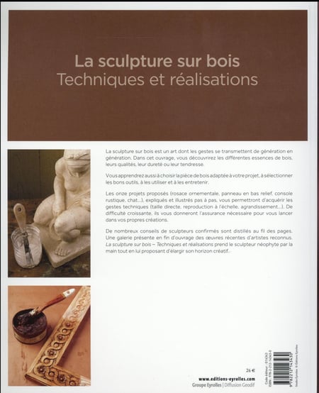 La sculpture sur bois - techniques et réalisations : Eva Pascual -  2212143435