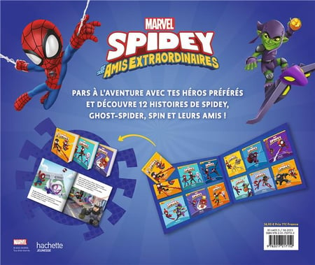Marvel Spidey et ses amis extraordinaires : 12 livres de tes héros