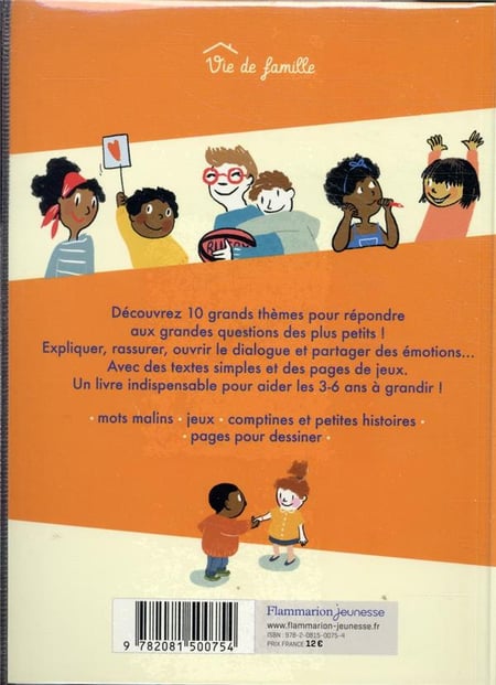 Les grandes questions des 3-6 ans - super guide pour parler avec mon enfant  : Mademoiselle Caroline,Sophie Coucharrière - 2081500752 - Livre Maternité  et Puériculture