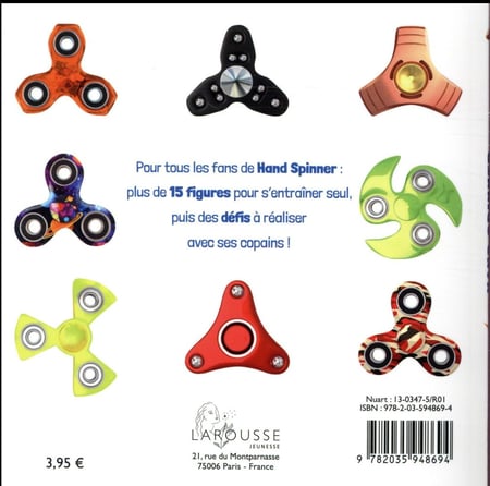 Hand spinner - trucs et astuces : Sandra Lebrun - 203594869X - Livres jeux  et d'activités