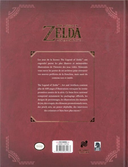 The legend of Zelda : art & artifacts : Nintendo - 2302064267 - Mangas  Shonen