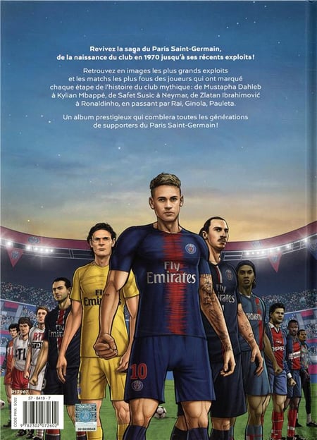 Paris Saint-Germain Academy - la BD officielle : la saga du PSG -  230207260X - BD Jeunesse