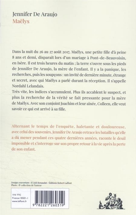 Maëlys : Jennifer De Araujo,Tiphaine Pioger - 2221260317 - Livre Actualité,  Politique et Société