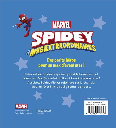 Marvel Spidey et ses amis extraordinaires : 5 puzzles pour raconter  l'histoire : mission sur le chantier