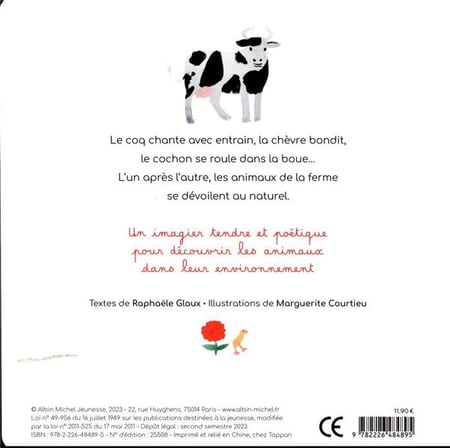 Mon imagier à raconter les animaux de la ferme Raphaële Glaux
