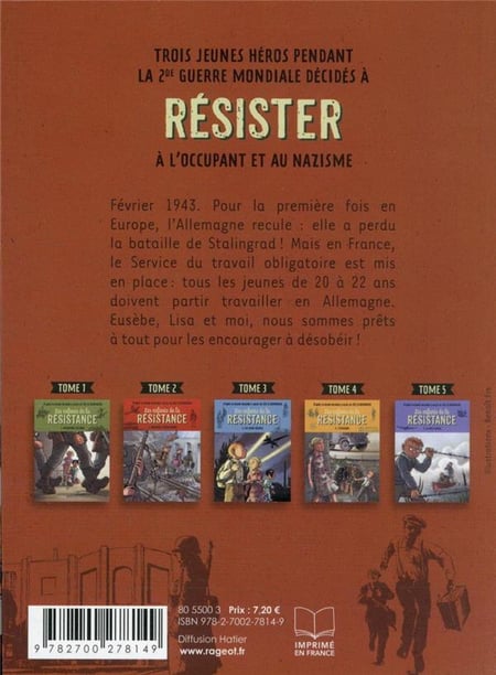 Les enfants de la résistance - Désobéir (Poche 2022), de Cécile Jugla,  Benoît Ers, Dugomier