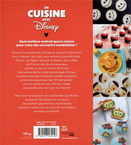 En cuisine avec Disney : plus de 150 recettes inspirées de vos films  préférés : Joy Howard - 2017164453 - Livres jeux et d'activités