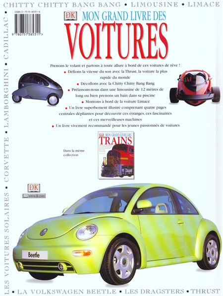 Le grand livre des voitures : Collectif - 075138531X - Les