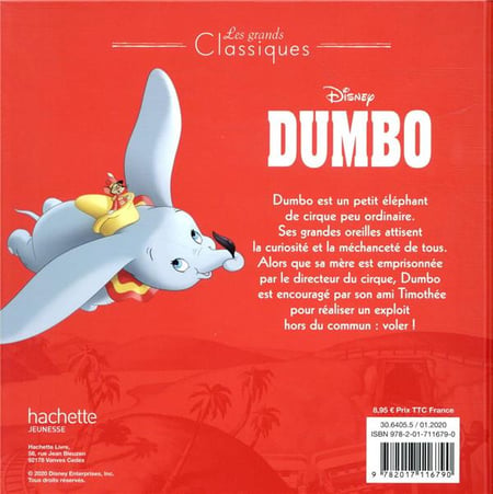 DUMBO - Mon histoire à écouter - L'histoire du film - Livre CD - Disney