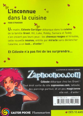  L'inconnue dans la cuisine - Zapnoonoo.com N°1 (Livre enfant  dès 10ans) - Livres