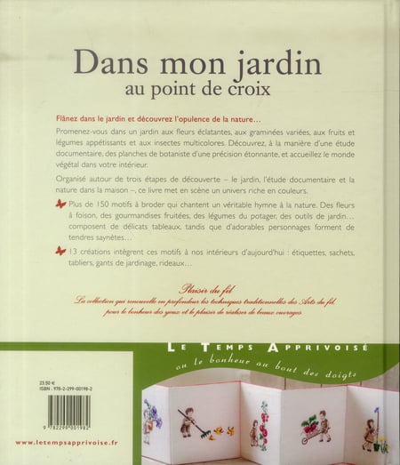 Dans mon jardin au point de croix : Véronique Enginger | Cultura