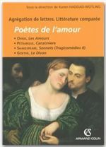 Poètes de l'amour - agrégation de lettres - littérature comparée