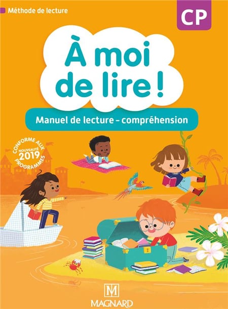 À moi de lire ! : CP - manuel de lecture-compréhension (édition 2019) :  Collectif - 2210505119 - Manuels scolaires