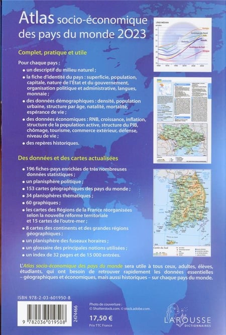 Atlas socio-économique des pays du monde 2024 : Parlier, Simon: :  Livres