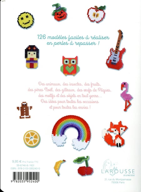 Super perles à repasser : Fanny Tallégas - 2035952409 - Loisirs créatifs -  Livres jeux et d'activités