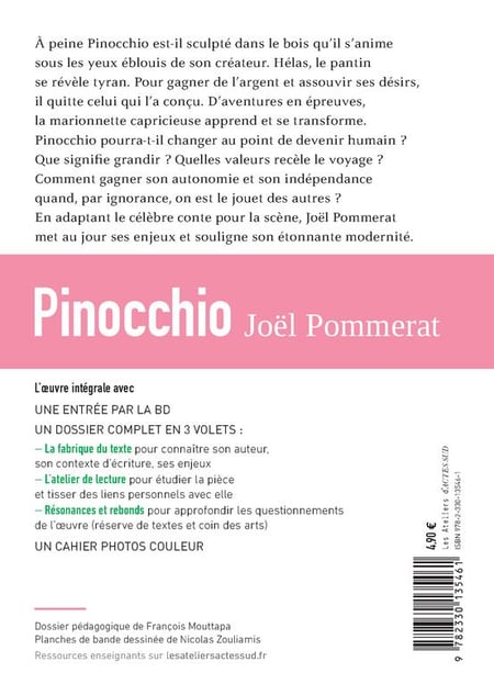 Pinocchio : Joël Pommerat - 2330135467 - Œuvres étudiées en classe