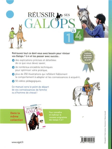 GALOPS 1 A 4. Programme officiel, Edition 2000 - Label Emmaüs