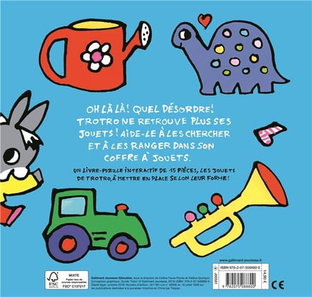 Le coffre à jouets de Trotro : Bénédicte Guettier - 2075088802 - Livres  pour enfants dès 3 ans