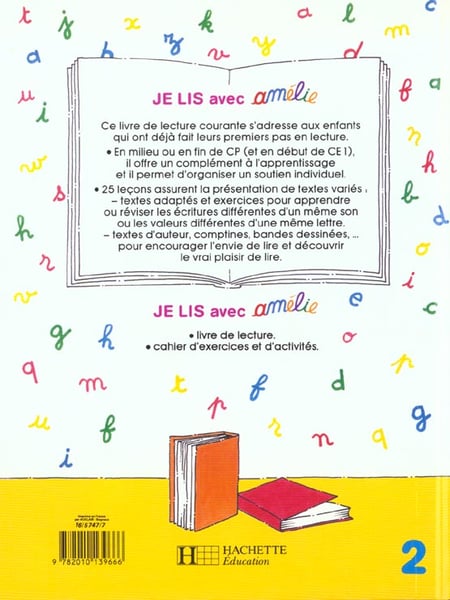 Je lis avec amelie - mon livre de lecture courante - 6-7 ans : Michel  Ruchmann - 2010139666 - Livre primaire