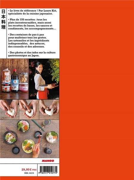 Le grand livre de la cuisine japonaise : Laure Kié - 231701077X