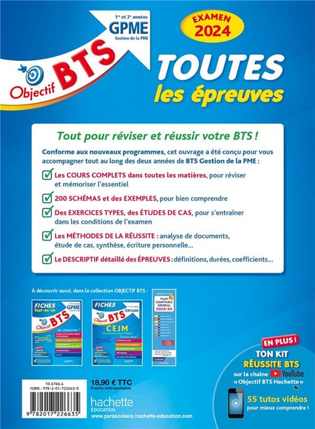 Objectif Bts Toutes Les Preuves Bts Gpme Re Et E Ann Es