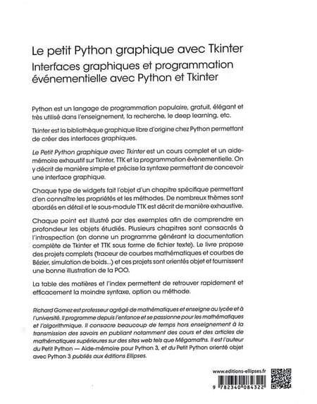 Le petit Python graphique avec Tkinter : Interfaces graphiques et ...