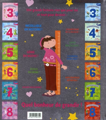 Livre le monde fantastique de mes 8 ans / Version filles (3€50) - Éditions  Fleurus