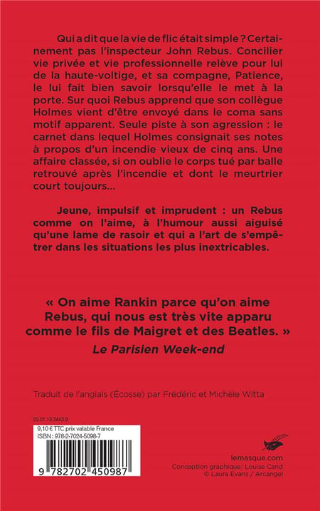  Le Carnet noir - Rankin, Ian - Livres