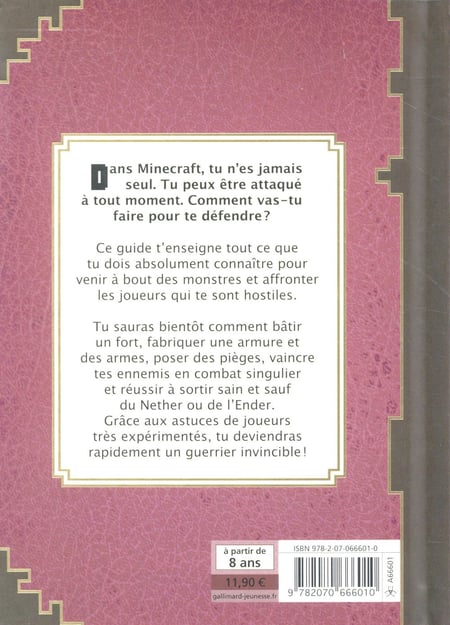 Minecraft : le guide du combat : livre officiel - Mojang