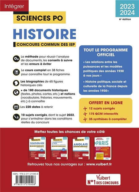 Intégrer Sciences Po Sciences Po Histoire Concours Commun Des Iep