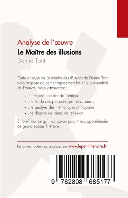 Le maître des illusions : roman / Donna Tartt - Détail
