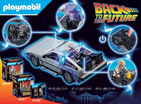 Playmobil® - Back to the future delorean - 70317 - Playmobil® Back to the  Future - Mini véhicules et circuits - Jeux d'imagination