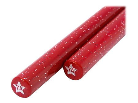 Shiver - Paire de baguettes Tear Drop 7A en noyer - Rouge - Baguettes -  Accessoires batterie