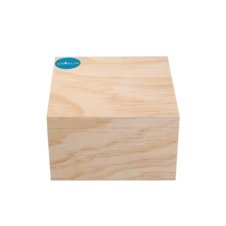 Boite de rangement de bijoux en bois sculpte a la main - AJUNY - JOLI DESIGN - Brun - 4 x 4 x 2.6 Inch - Maison