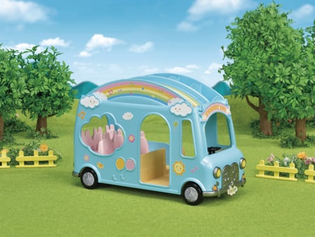 Le bus arc-en-ciel des bébés - Figurines et mondes imaginaires - Jeux  d'imagination
