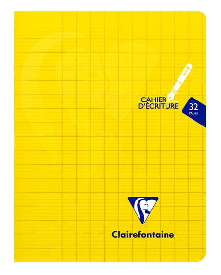 Clairefontaine Lot de 12 Cahiers de Textes Spirale POLYPRO 17x22 124p séyès  70g (Assortis)