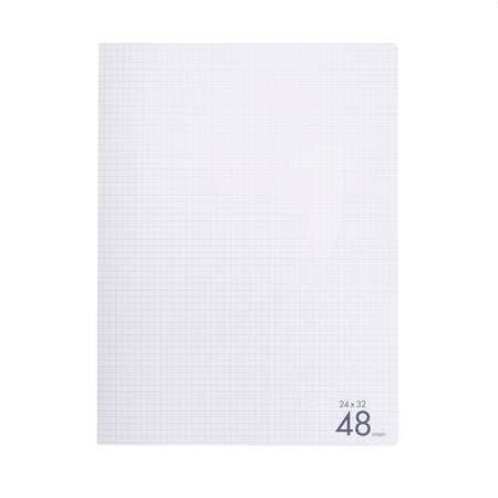 Cahier - 24 x 32 cm - 48 pages petits carreaux - Cultura - Cahiers -  Carnets - Blocs notes - Répertoires