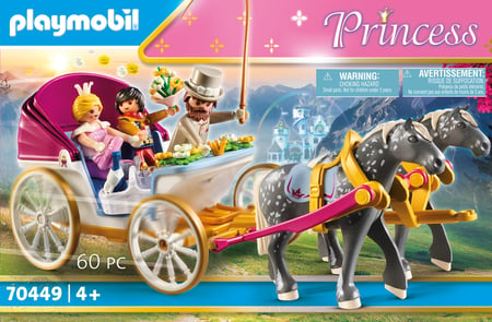 Playmobil® - Calèche et couple royal - 70449 - Playmobil® Princess
