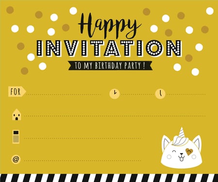 Tuto : invitations pour un anniversaire d'enfant