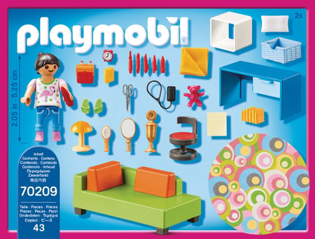 Playmobil® - Chambre d'enfant avec canapé-lit - 70209 - Playmobil® La  Maison traditionnelle - Figurines et mondes imaginaires - Jeux  d'imagination