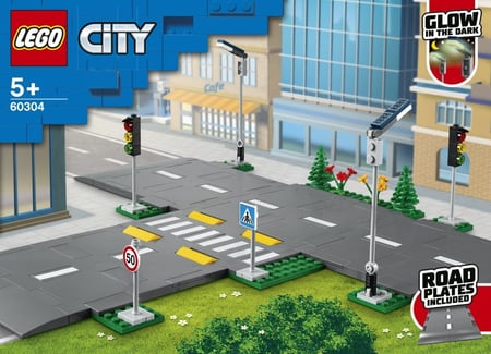 Intersection à assembler - LEGO® City - 60304 - Jeux de construction