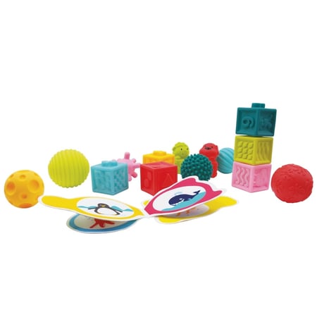 LUDI - Coffret d'éveil - Set de jouets spécial développement sensoriel